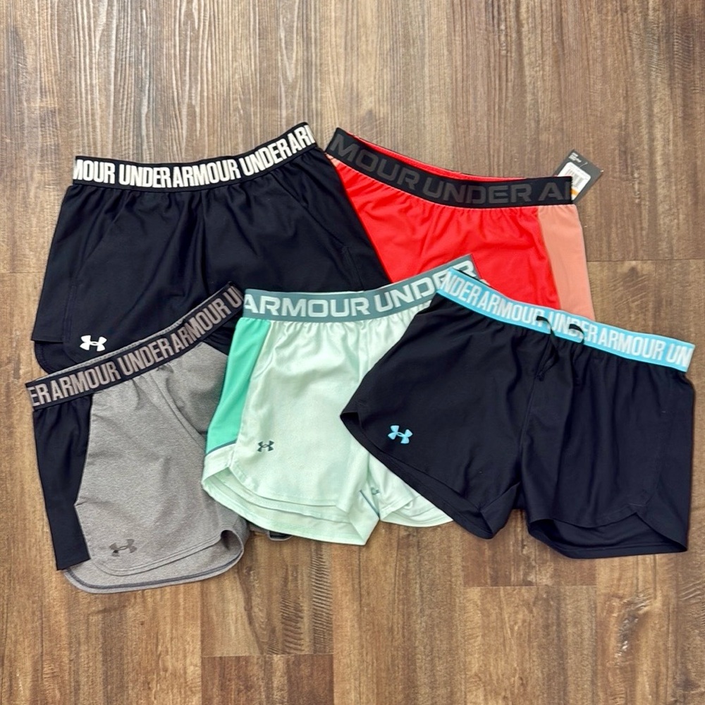 Women’s Under Armour Athletic Shorts Lot of 5 Size S